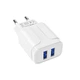 Зарядний пристрій Remax RP-U22a 2.4A 2USB + Cable Type-C white - зображення 2