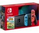 Nintendo Switch Neon Blue-Red (Upgraded version) + Игра Animal Crossing: New Horizons (русская версия) - изображение 1