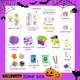 Слайм набор в стиле Хеллоуин "Halloween slime box" 34 предмета - изображение 2