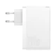 Сетевое зарядное устройство BASEUS GaN5 Pro |1USB/2Type-C, PD/QC, 140W/5A| с кабелем Typc-C 1м. White - изображение 2