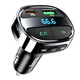 Автомобильный FM-трансмиттер модулятор Hoco E70 |2USB/Type-C, PD/QC, 30W/3A, TF/U Disk, BT5.0/MP3| c функцией быстрой зарядки устройств - изображение 1