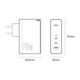 Сетевое зарядное устройство BASEUS GaN5 Pro |1USB/2Type-C, PD/QC, 140W/5A| с кабелем Typc-C 1м. White - изображение 11