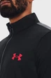Чоловічий чорний спортивний костюм (кофта, штани) UA Knit Track Suit Under Armour XL 1357139-002 - зображення 3