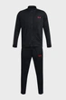 Чоловічий чорний спортивний костюм (кофта, штани) UA Knit Track Suit Under Armour XL 1357139-002 - зображення 5