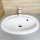 Раковина, умивальник врізний, штучний камінь ADAMANT Comfy Classic White - зображення 4