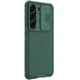 Карбоновая накладка Nillkin Camshield (шторка на камеру) для Samsung Galaxy S23+ Зеленый / Deep Green - изображение 5