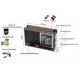 Радиоприемник аккумуляторный портативный Golon RX-9922 Коричневый - Refurbished - изображение 5