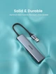 USB-хаб UGREEN CM473 USB 3.0 to 4xUSB 3.0 5Gbps + USB-C PD Power Port Space Gray (20805) - изображение 3