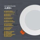 Світильник Electrum LEO-10W 4000K (B-LD-0736) - зображення 2