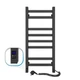 Полотенцесушитель электрический NAVIN Авангард 360х800 Sensor (12-228053-3680) с таймером правый,черный муар - изображение 1