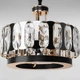 Люстра подвесная хрустальная Light House SRS-18459-6 золото с черным - изображение 2
