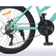 Жіночий Спортивний алюмінієвий велосипед гірський MTB G24AIRY A24.3 SHIMANO колеса 24 дюйми / м'ятний - зображення 4