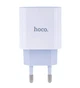 Сітчастий зарядний пристрій Hoco C76A PD20W/3А Type-C-Lightning білий - зображення 3
