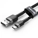 Кабель Type-C BASEUS Cafule 3м 2A CATKLF-UG1 black/grey - изображение 1