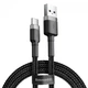 Кабель Type-C BASEUS Cafule 3м 2A CATKLF-UG1 black/grey - изображение 2