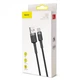 Кабель Type-C BASEUS Cafule 3м 2A CATKLF-UG1 black/grey - изображение 6