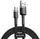 Кабель Baseus Cafule Cable USB for Micro 2.4A 1м Черный (CAMKLF-BG1) - изображение 1
