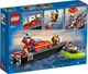 Lego City Рятувальний пожежний катер 60373 - зображення 2