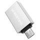 Переходник Borofone BV2 OTG to MicroUSB Серебряный - изображение 2