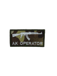 Шеврон на липучці Ak Operator АК-Оператор 8см х 4см мультикам (12076) - зображення 1