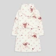 Детский махровый халат для девочки Flamingo 882-910 116 см Молочный/Розовый (4829960074779) - изображение 2