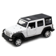 Игрушечная машинка металлическая джип «Jeep», Автопром, белый, 6*15*6, от 3 лет, (6616) - изображение 2
