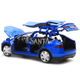 Машинка игровая автопром Tesla металл, 16, синий, свет, звук, двери открываются (6603) - изображение 9
