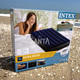 Матрац Intex надувний полуторний велюровий, ліжко 99х191х25 см (64757) - зображення 1