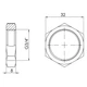 Контргайка SD Forte 3/4" SF35020 - изображение 2