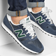 Чоловічі кросівки New Balance 373v2 ML373CF2 44.5 (10.5US) 28.5 см Темно-сині з зеленим (196307317092) - зображення 2