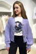Кардиган Ada Yildiz 122 см Фиолетовый (2125000792163) - изображение 3