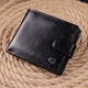 Мужской кошелек ST Leather из натуральной кожи с монетницей и хлястиком (bg194fash09) - изображение 9