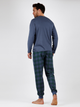 Piżama Admas Lois 56381 XL Niebieski (8433623613449) - obraz 3