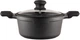 Кастрюля c крышкой Vinzer Kuro Induction Line 20 cм 2.2 л (50427V) (5907706504274) - изображение 1