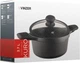 Кастрюля c крышкой Vinzer Kuro Induction Line 24 cм 3.7 л (50428V) (5907706504281) - изображение 3