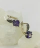 Серьги из серебра ( в футляре) с капельным серебром и куб. цирконами "Квадраты" (103729/68) - изображение 10