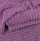 Набор махровых полотенец Зеро Твист 2шт GM Textile 50x90см, 70x140см 550г/м2 (Темно-Сиреневый) - изображение 2