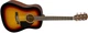 Акустическая гитара Fender CD-60 V3 WN SUNBURST - изображение 4