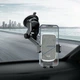 Автотримач для телефону HOCO CA95 Polaris push-type telescopic suction cup car holder Black (6931474758514) - зображення 7