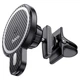 Автотримач для телефона з БЗП HOCO CA85 Ultra-fast magnetic wireless charging car holder Black (6931474745484) - изображение 4