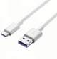 Кабель HOCO X13 USB to Type-C 3A, 1m, PVC, PVC connectors, White - изображение 3
