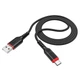 Кабель Hoco X59 USB to Type-C 1m чорний - зображення 1