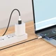 Кабель HOCO X82 USB to Type-C 3A, 1m, silicone, silicone connectors, Black (6931474768575) - зображення 2