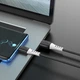 Кабель HOCO X82 USB to Type-C 3A, 1m, silicone, silicone connectors, Black (6931474768575) - зображення 3