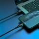 Кабель Hoco U93 USB – Lightning 2.4 А 1.2 м в нейлоновому обплетенні чорний - изображение 5