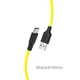Кабель Hoco X21 USB Type-C 3 A 1m Black-Yellow (6931474711946) - зображення 1