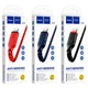 Кабель HOCO X59 USB to iP 2.4A, 1m, nylon, TPE connectors, Black (6931474744869) - изображение 6