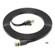 Мережевий кабель HOCO US07 General pure copper flat network cable(L=5M) Black (6931474780706) - зображення 4
