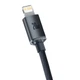 Кабель Baseus Crystal Shine Series Fast Charging Data Cable Type-C to iPhone 20W 1.2m Black - изображение 3