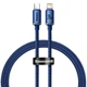 Кабель Baseus Crystal Shine Series Fast Charging Data Cable Type-C to iPhone 20W 1.2m Blue - изображение 1